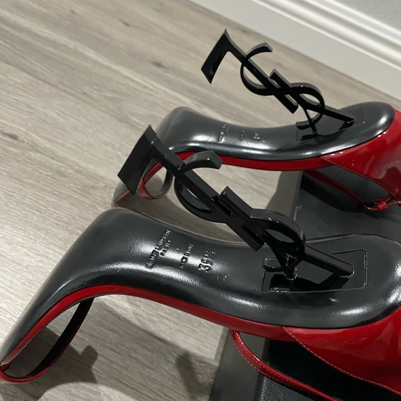 OPYUM SANDALS IN PATENT LEATHER WITH BLACK HEEL - Picture 10 of 10